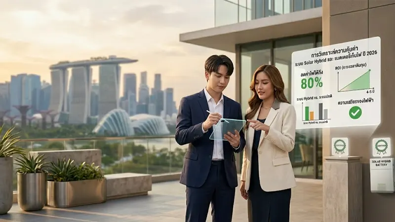 ระบบ Solar Hybrid กับแบตเตอรี่เก็บไฟ: คุ้มค่าการลงทุนหรือยังในปัจจุบัน?
